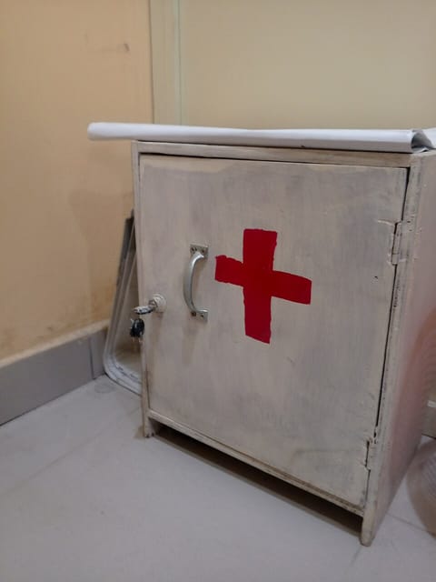 A first aid kit