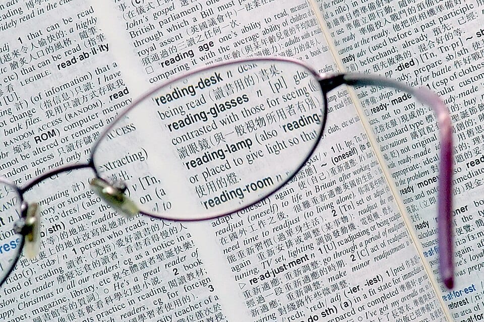 Reading glasses