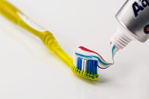 Toothpaste and brushes