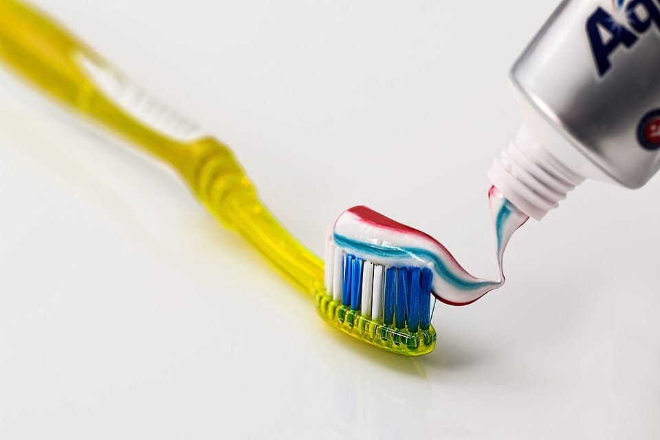 Toothpaste and brushes