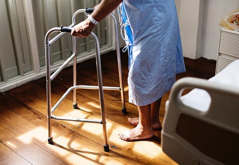A walking frame