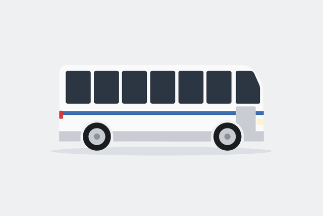 A drawing of the kind of car — Toyota Coaster has no photograph yet