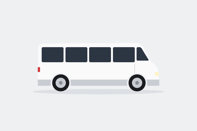 A drawing of the kind of car — Toyota Hiace has no photograph yet